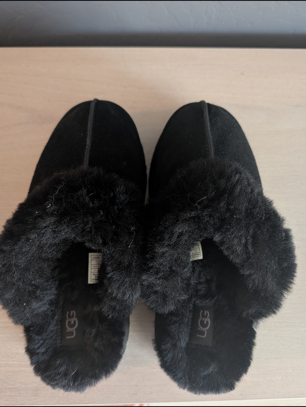 UGG Black Suede
